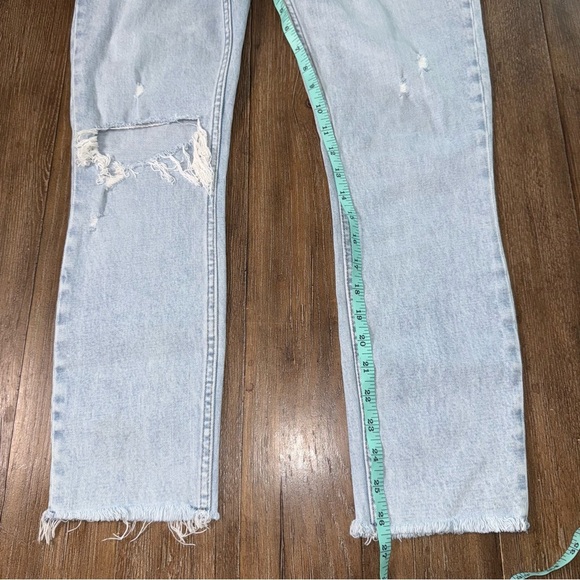 Abercrombie & Fitch The Skinny High Rise Jean CURVE LOVE Ankle Distressed - Picture 10 of 12